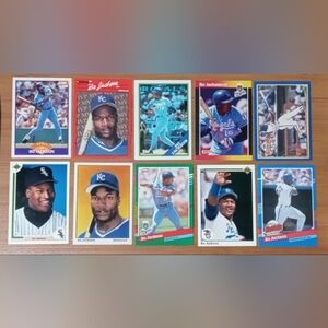 Bo Jackson Baseball Card Lot
